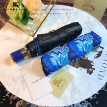 Burberry雨傘-07 巴寶莉新塗層技術深色傘布最新款原單品質全自動折疊晴雨傘