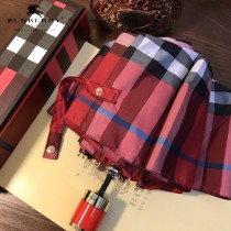 Burberry雨傘-04 巴寶莉最新款原單品質經典格子花邊全自動折疊晴雨傘