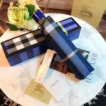 Burberry雨傘-03 巴寶莉最新款原單品質經典格子花邊全自動折疊晴雨傘