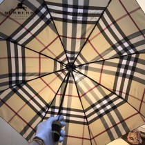 Burberry雨傘-05 巴寶莉最新款原單品質經典格子花邊全自動折疊晴雨傘