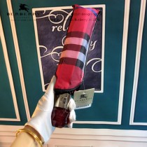 Burberry雨傘-02 巴寶莉最新款原單品質經典格子花邊全自動折疊晴雨傘