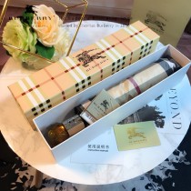 Burberry雨傘-01 巴寶莉最新款原單品質經典格子花邊全自動折疊晴雨傘
