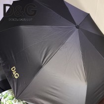 D&G雨傘-03 杜嘉班納全自動強力拒水黑膠高端數碼印花晴雨傘 分內外花兩色