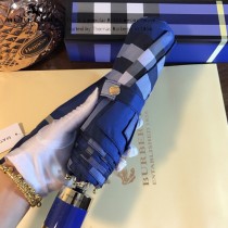 Burberry雨傘-03 巴寶莉最新款原單品質經典格子花邊全自動折疊晴雨傘