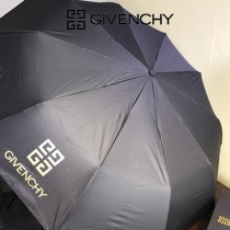GIVENCHY雨傘-01 紀梵希夏季必備LOGO印花防紫外線自動折疊晴雨傘小黑傘