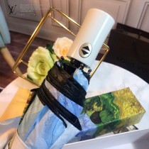 Louis Vuitton雨傘-05 路易威登專櫃夏季新款梵高經典油畫圖案全自動折疊晴雨傘