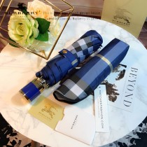 Burberry雨傘-03 巴寶莉最新款原單品質經典格子花邊全自動折疊晴雨傘