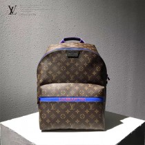 LV-M43849-1 路易威登新款時尚原版皮18春夏秀款運動風老花APOLLO雙肩包
