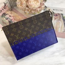 LV-M63066 路易威登新款時尚2018春夏時裝秀的Split系列POCHETTE VOYAGE中號手袋