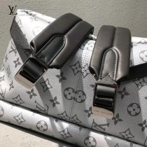 LV-M43849 路易威登新款時尚原版皮18春夏秀款運動風老花APOLLO雙肩包