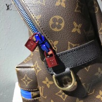 LV-M43849-1 路易威登新款時尚原版皮18春夏秀款運動風老花APOLLO雙肩包