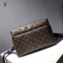 LV-M43849-1 路易威登新款時尚原版皮18春夏秀款運動風老花APOLLO雙肩包