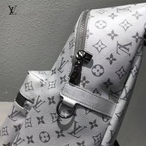 LV-M43849 路易威登新款時尚原版皮18春夏秀款運動風老花APOLLO雙肩包