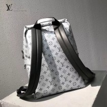 LV-M43849 路易威登新款時尚原版皮18春夏秀款運動風老花APOLLO雙肩包