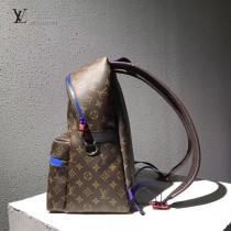 LV-M43849-1 路易威登新款時尚原版皮18春夏秀款運動風老花APOLLO雙肩包