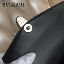 Bvlgari原單-38330-02 寶格麗原單胎牛系列柔軟細膩皮質大號三層風琴包