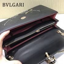 Bvlgari原單-285887-01 寶格麗原單時尚新品愛神之箭系列大號雙層包包