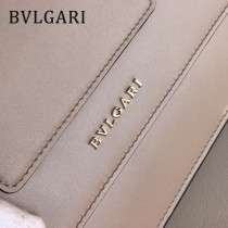 Bvlgari原單-38330-09 寶格麗原單胎牛系列柔軟細膩皮質大號三層風琴包