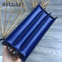 Bvlgari原單-38330-08 寶格麗原單胎牛系列柔軟細膩皮質大號三層風琴包