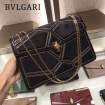 Bvlgari原單-38101 寶格麗原單時尚新款融合了古典與現代特色肩背斜背包