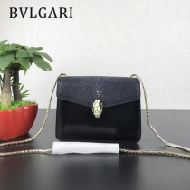 Bvlgari原單-0020-02 寶格麗意大利最高級定制魔鬼珍珠魚配光面小牛皮斜背包