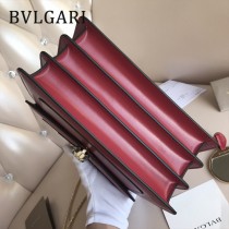 Bvlgari原單-38330-05 寶格麗原單胎牛系列柔軟細膩皮質大號三層風琴包