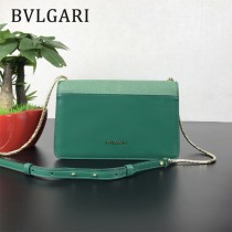 Bvlgari原單-0021 寶格麗意大利最高級定制魔鬼珍珠魚配光面小牛皮斜背包