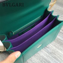 Bvlgari原單-38330-07 寶格麗原單胎牛系列柔軟細膩皮質大號三層風琴包