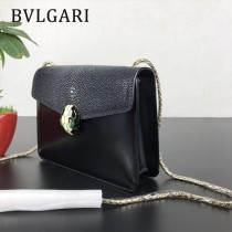 Bvlgari原單-0020-02 寶格麗意大利最高級定制魔鬼珍珠魚配光面小牛皮斜背包