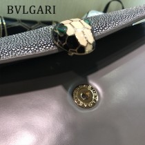 Bvlgari原單-0019-03 寶格麗意大利最高級定制魔鬼珍珠魚配光面小牛皮斜背包