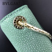 Bvlgari原單-0021 寶格麗意大利最高級定制魔鬼珍珠魚配光面小牛皮斜背包