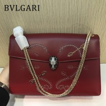 Bvlgari原單-285887-02 寶格麗原單時尚新品愛神之箭系列大號雙層包包