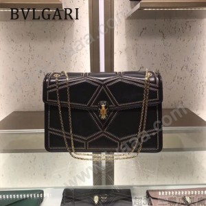 Bvlgari原單-38101 寶格麗原單時尚新款融合了古典與現代特色肩背斜背包