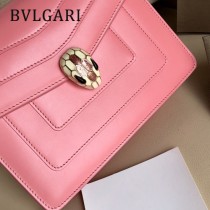 BVLGARI 35107-5 人氣新品原單胎牛皮鏈條鎖扣設計單肩斜挎包