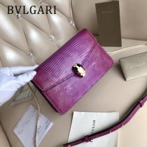 BVLGARI 38102-9 高端奢華SeprentlForever原單意大利蜥蜴紋單肩斜挎包