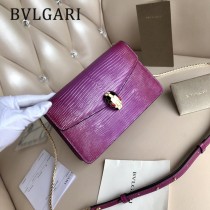 BVLGARI 38102-9 高端奢華SeprentlForever原單意大利蜥蜴紋單肩斜挎包