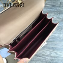 BVLGARI 38330-2 最新衍縫網格設計原單全銅五金大號手提單肩包