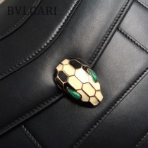 BVLGARI 35106-2 專櫃新品Serpenti Forever系列原單彩色琺瑯蛇頭單肩斜挎包