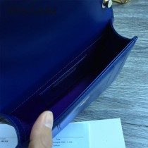 BVLGARI 35107 人氣新品原單胎牛皮鏈條鎖扣設計單肩斜挎包