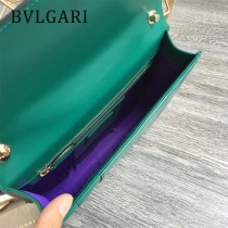 BVLGARI 35106 專櫃新品Serpenti Forever系列原單彩色琺瑯蛇頭單肩斜挎包