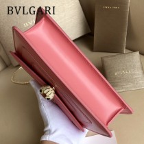 BVLGARI 35107-5 人氣新品原單胎牛皮鏈條鎖扣設計單肩斜挎包