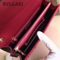 BVLGARI 38329-7 專櫃最新設計Serpenti Forever原單黑色縞瑪瑙配飾手提單肩包