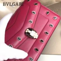 BVLGARI 38102-10 專櫃新品Serpenti Forever原單黑色縞瑪瑙配飾單肩斜挎包