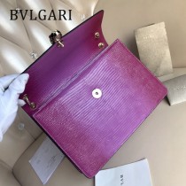 BVLGARI 35362-10 歐洲限量版原單意大利蜥蜴紋彩色蛇頭單肩斜挎包