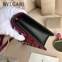 BVLGARI 38102-10 專櫃新品Serpenti Forever原單黑色縞瑪瑙配飾單肩斜挎包
