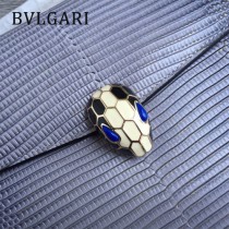 BVLGARI 35362-8 歐洲限量版原單意大利蜥蜴紋彩色蛇頭單肩斜挎包