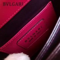 BVLGARI 38329-6 專櫃最新設計Serpenti Forever原單黑色縞瑪瑙配飾手提單肩包