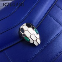 BVLGARI 35107 人氣新品原單胎牛皮鏈條鎖扣設計單肩斜挎包