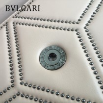 BVLGARI 38330-2 最新衍縫網格設計原單全銅五金大號手提單肩包