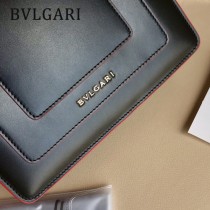 Bvlgari0016-2 全新情人節限定原單紅心琺瑯裝飾蛇頭扣單肩斜挎包
